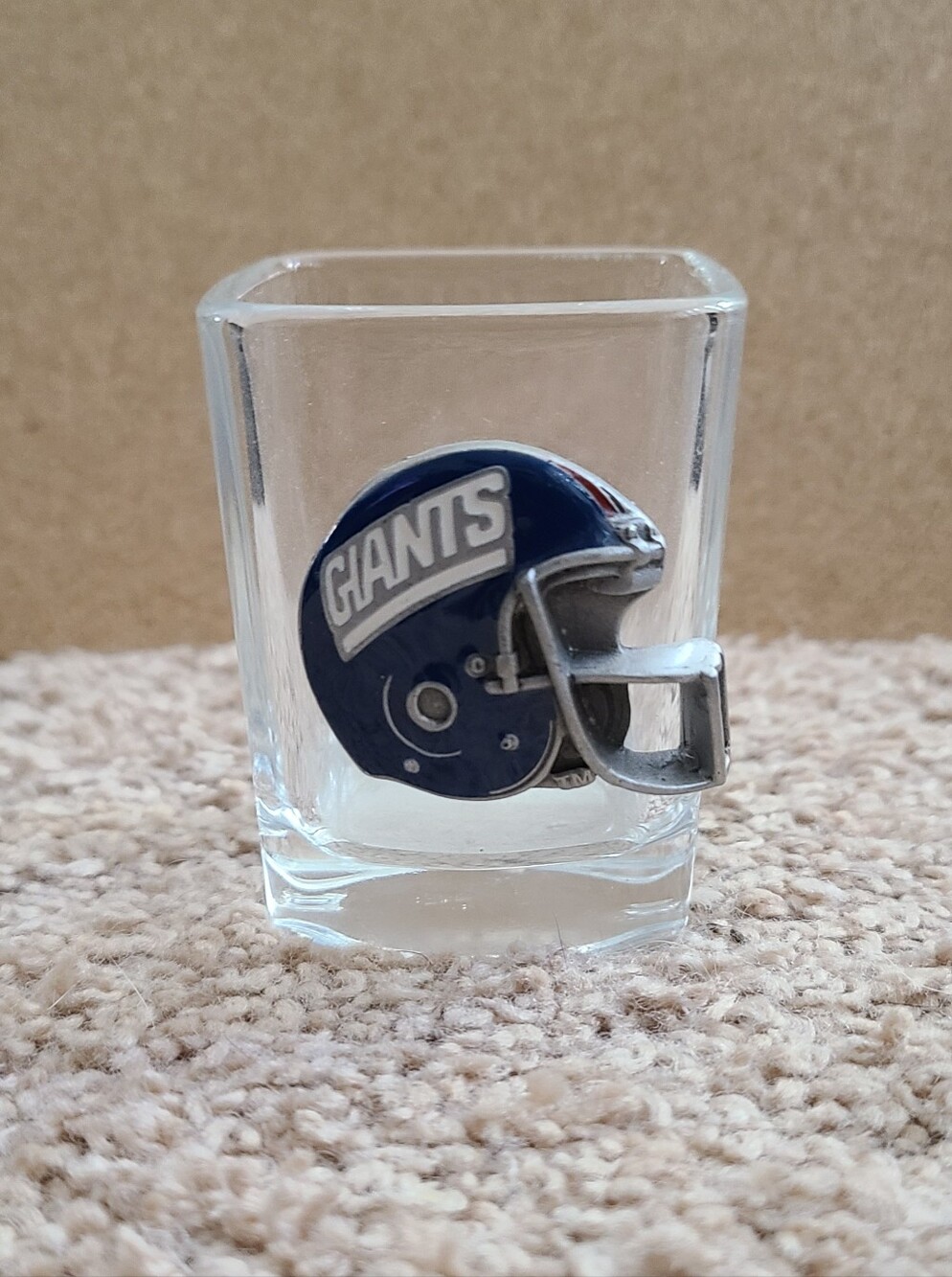 Vintage New York Giants Pewter Shot Glass